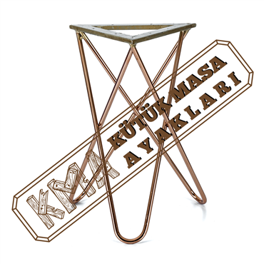 Tel Kütük Sehpa Ayağı